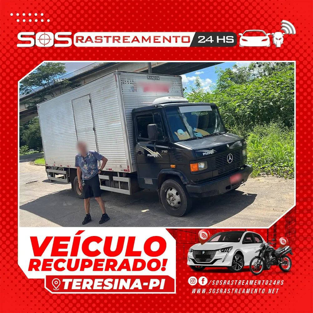 SOS Ratreamento 24hs - Veículos Recuperados - Caminhão 01 - Teresina PI