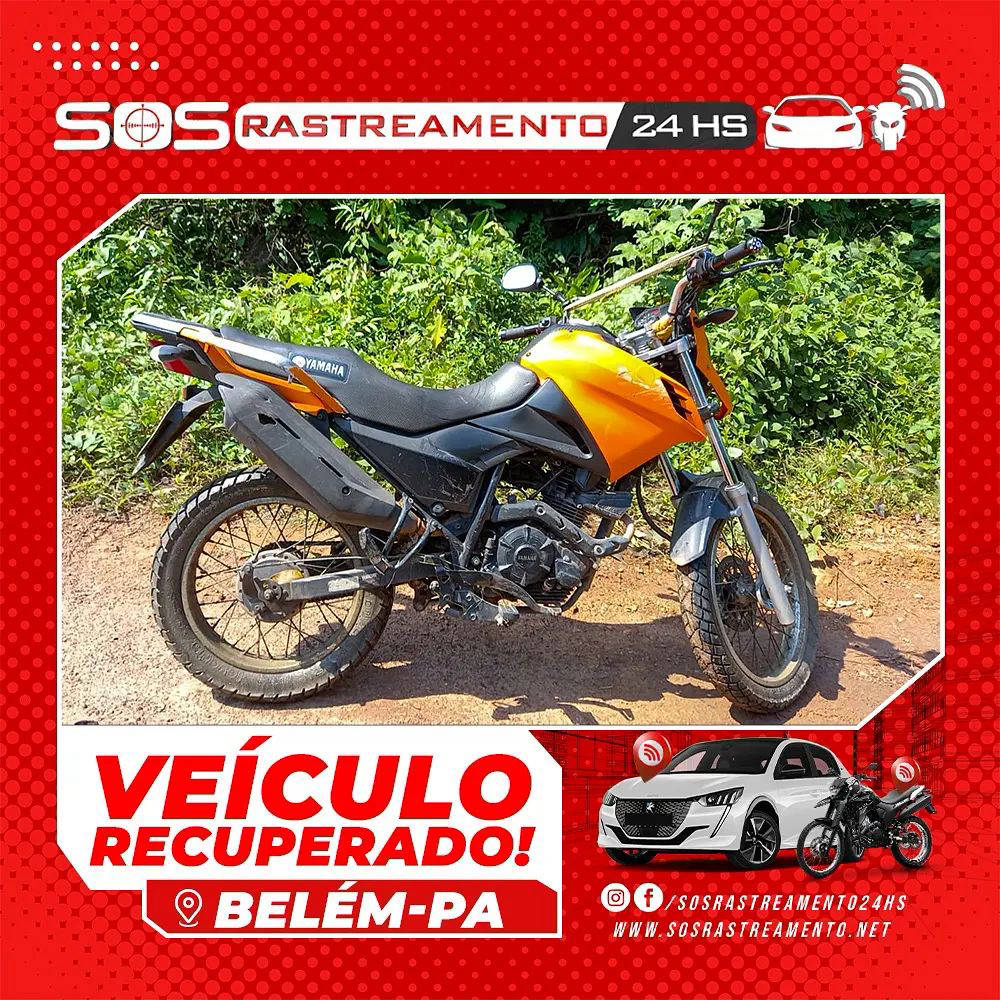 SOS Ratreamento 24hs - Veículos Recuperados - Moto 05 - Belém PA 
